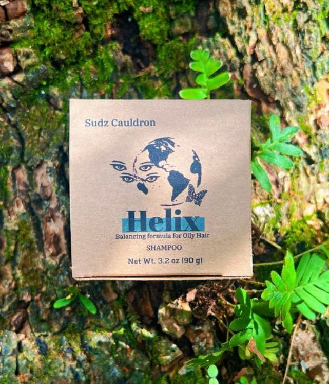 Helix Shampoo Bar: Balancing Formula for Normal to Oily Hair