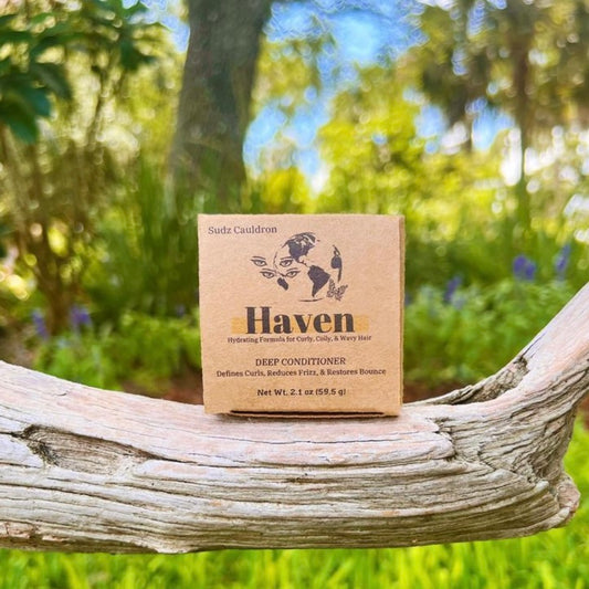 Haven Conditioner Bar: Hydrating Formula for Curly, Coily, and Kinky Hair