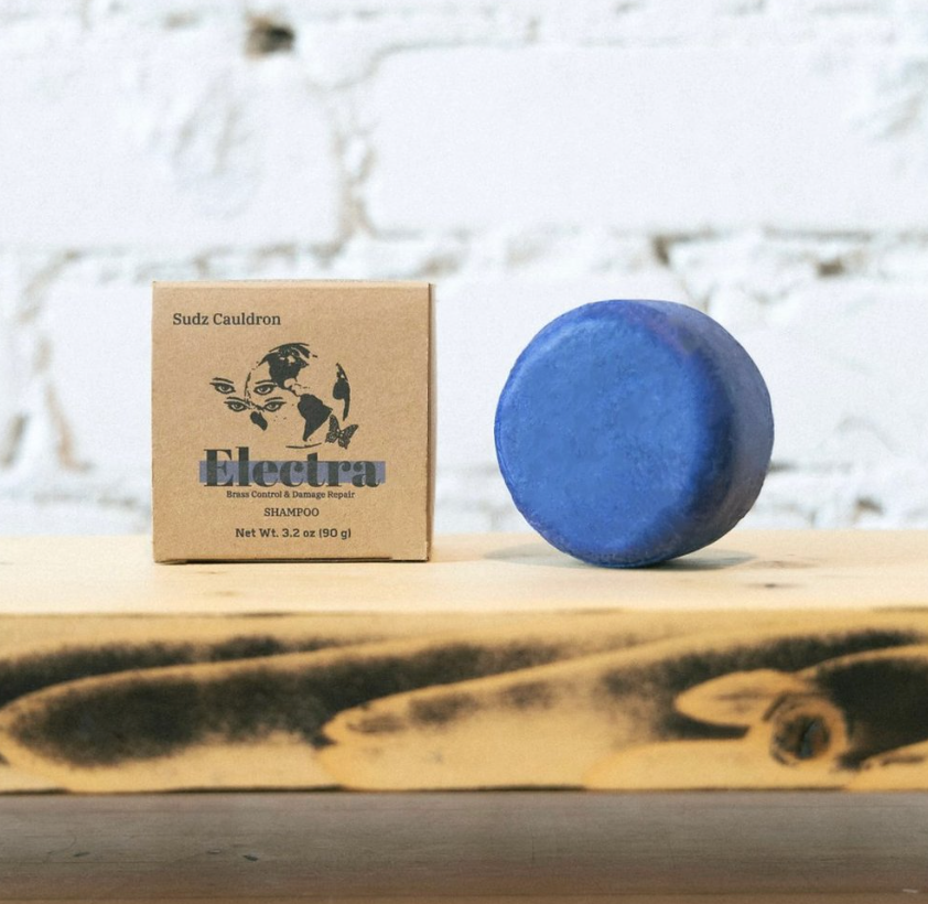 Electra Shampoo Bar: Repairs Damage and Neutralizes Brassy Tones